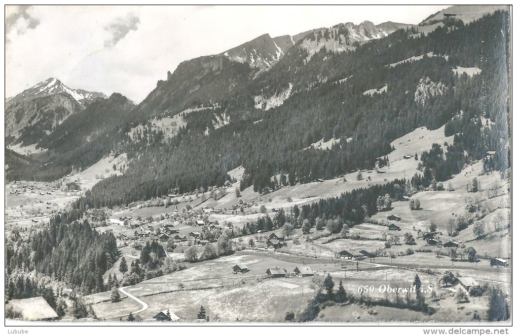 Oberwil Im Simmental - Generalansicht               1950 - Oberwil Im Simmental 