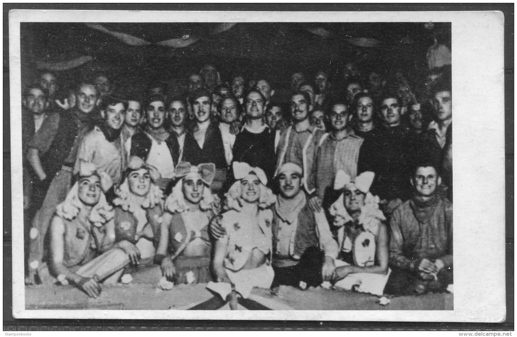 WW2 British Prisoners Of War Theatre Censor Postcard Stalag XX1D POW Camp Posen Poland - War 1939-45