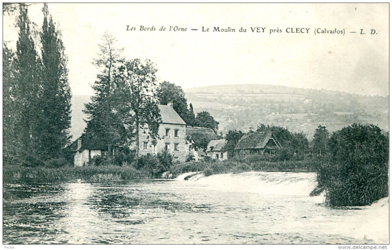 N°362 F -cpa Le Moulin Du Vey Près Clecy - Moulins à Eau