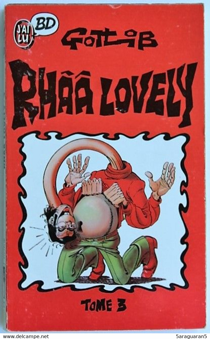 BD RHAA LOVELY ( GOTLIB ) - 3 - Livre De Poche 1989 - Gotlib