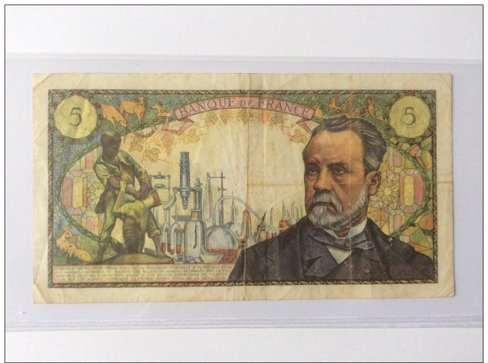 5 Francs Pasteur 4.11.1966 TB - 5 F 1966-1970 ''Pasteur''