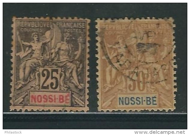 NOSSI-BE N° 34 & 35 Obl. - Used Stamps