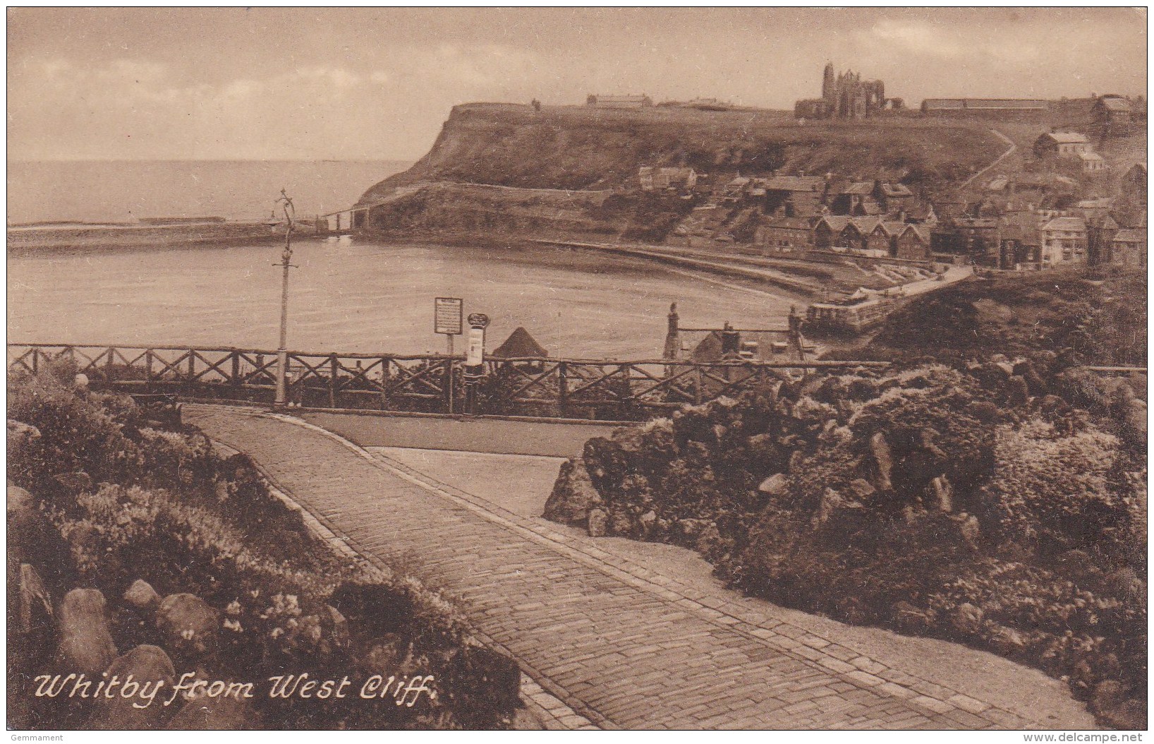 WHITBY FROM WEST CLIFF - Whitby