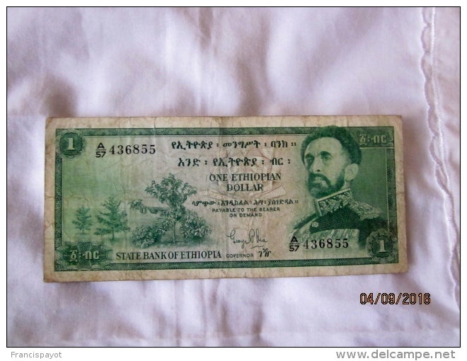 Ethiopie: 1 $ET 1961 (bunna) - Ethiopie