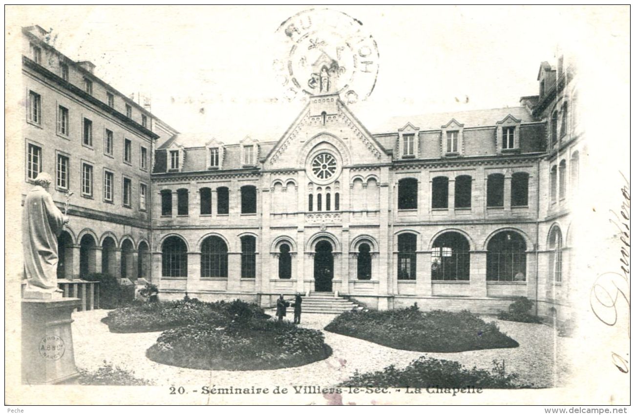 N°402 F -cpa Séminaire De Villiers Le Sec -la Chapelle- - Autres & Non Classés