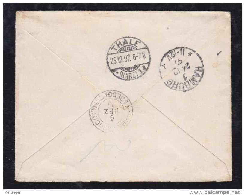 Brazil Brasil 1897 200R Madrugada Cover To THALE Germany - Storia Postale