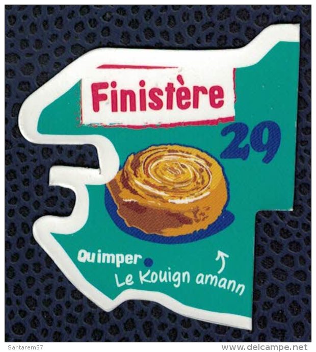 Magnet Département 29 Finistère Quimper Gâteau Spécialité Le Kouign Amann - Magnets