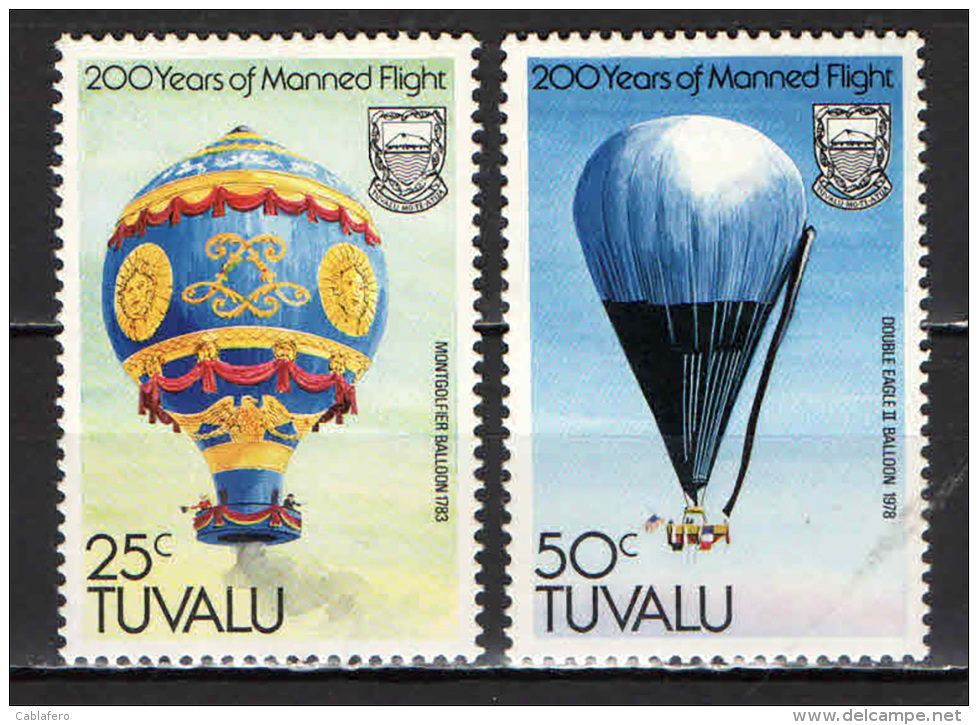 TUVALU - 1983 - MONGOLFIERE - NUOVI MNH - Tuvalu