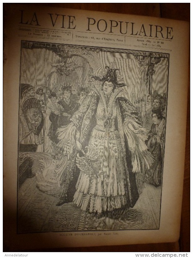1889 LVP:Gravure De Ballavoine MARIAGES MANQUES ; FREDERIC, Par Georges Courteline; Etc - Revues Anciennes - Avant 1900