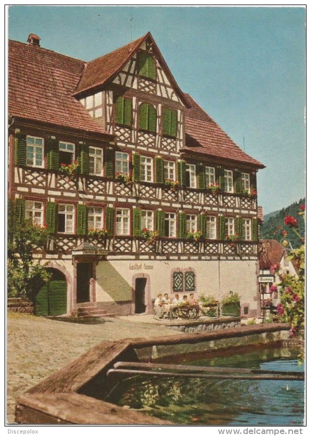 R2635 Schiltach - Marktplatz - Gasthof Zur Sonne - Fremdenpension / Non Viaggiata - Schiltach