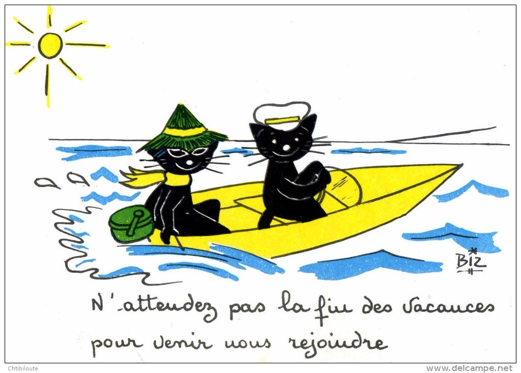 ILLUSTRATEUR    ILL  431  /   BIZ  ED MARCEL VAYSSE /  LES CHATS  / CATS     N° 68      CPM / CPSM  10 X 15 Neuve - Other & Unclassified