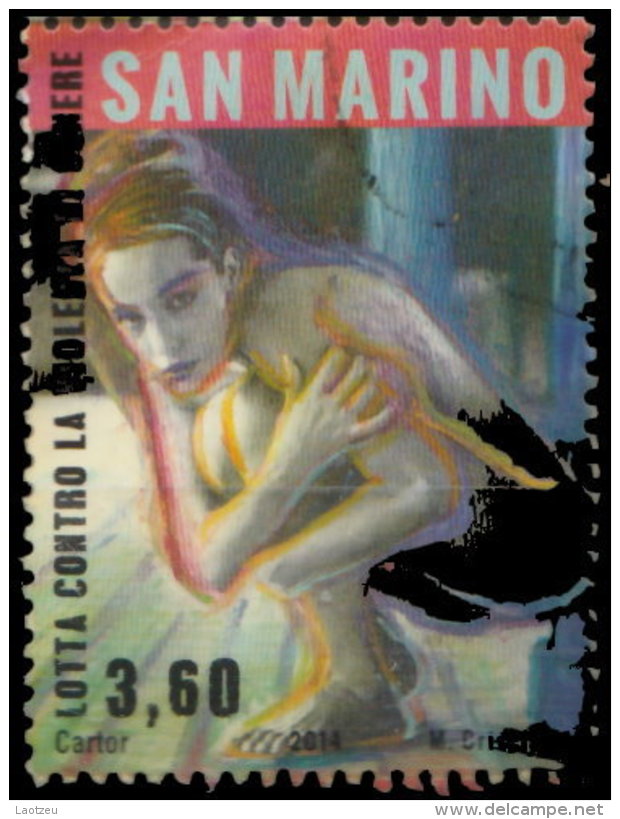 Saint Marin 2014. ~  YT 2377 -  Violences Aux Femmes - Oblitérés