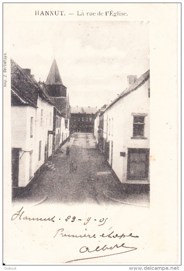 HANNUT : Rue De L'église -1905 (Z36) - Hannuit