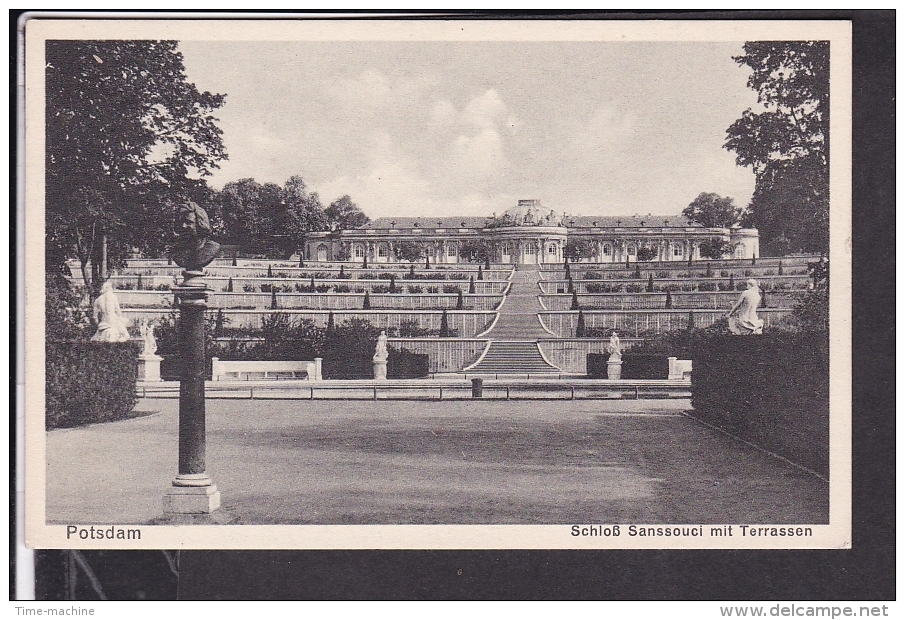 Ansichtskarte Potsdam Werbestempel " Unversicherte Wertpakete Volle Haftung .." 1942 - Briefe U. Dokumente