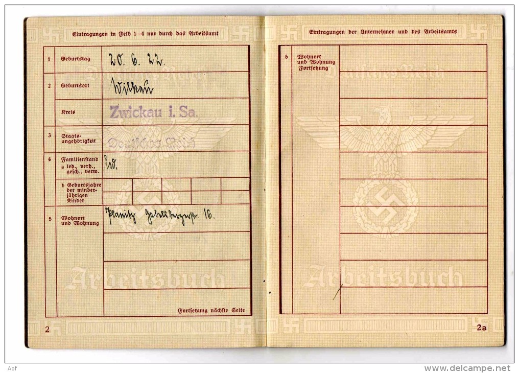 Arbeitsbuch Allemand 1946 - Valable En 1946 Boulanger - Documentos