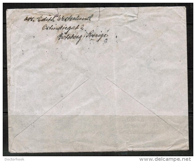 SWEDEN   Scott #353,360+361 On AIRMAIL COVER To BRADFORD,PA. USA (7/11/45) - Lettres & Documents