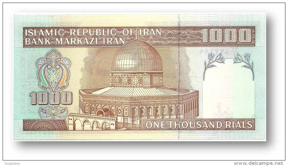 IRAN - 1000 Riyals ( 1992-  ) Pick 143.b Sign. 27 Unc. Wmk Mohd.H. Fahmideh Serie 97/3 Bank Markazi Islamic Republic - Irán