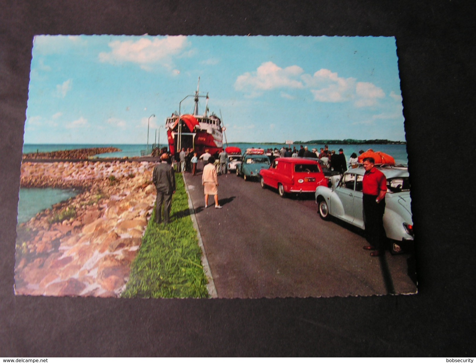 Kiel , DKW Und Andere Autos Fährre Nach Faborg Ca. 1960 - Kiel