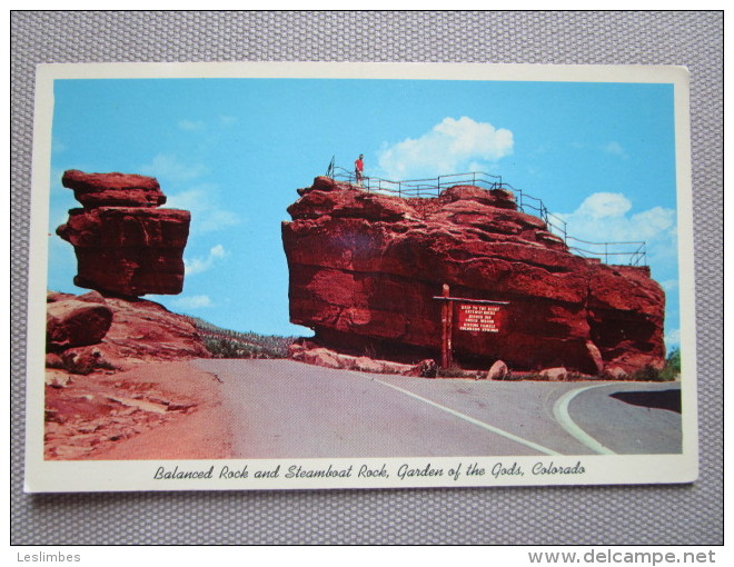 Balanced Rock And Steamboat Rock, Garden Of The Gods, Colorado. - Autres & Non Classés