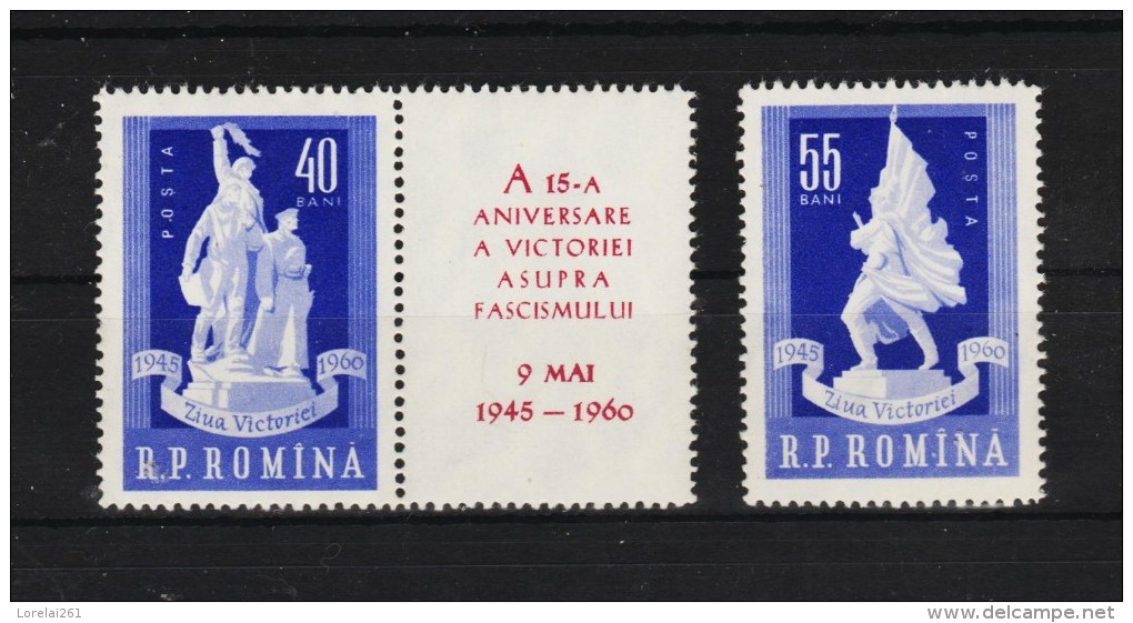 1960 -  15 Anniv De La Victorie Y&T No 1677/1678 Et Mi No 1843/1844 MNH - Ungebraucht