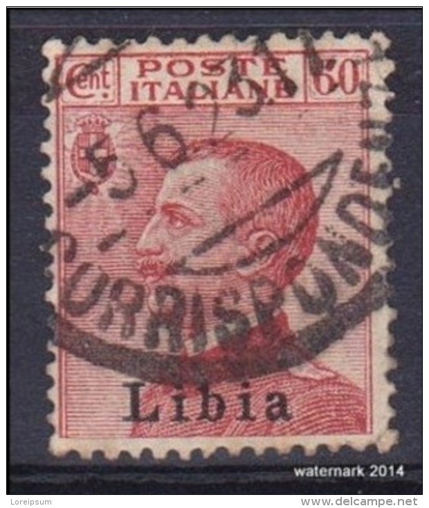 1917 /18   Italia Colonie LIBIA  Sas 19 (o) - Libya