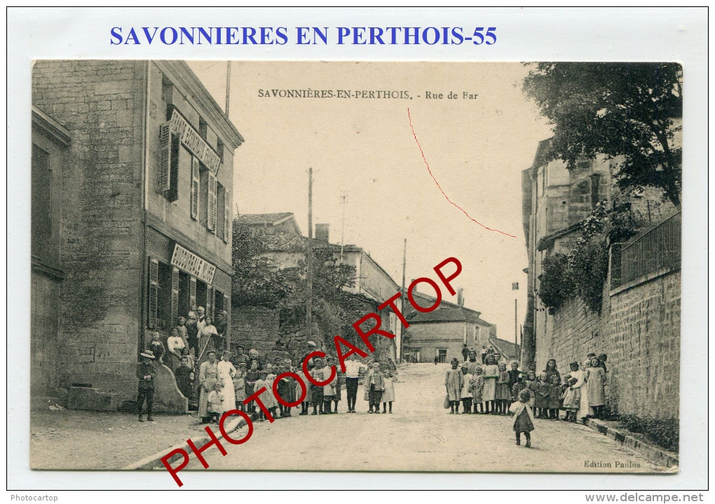 SAVONNIERES EN PERTHOIS-Animation-Grands Economats Francais-Succursale 185-Rue De Bar-FRANCE-55- - Autres & Non Classés