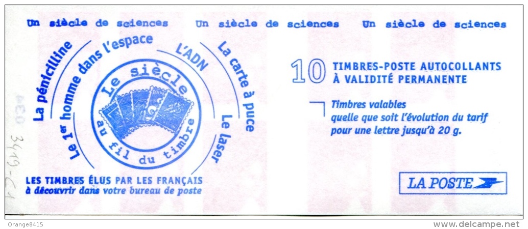 Carnet 3419-C1 Neuf, Côte YT 2008 12,00€ - Autres & Non Classés