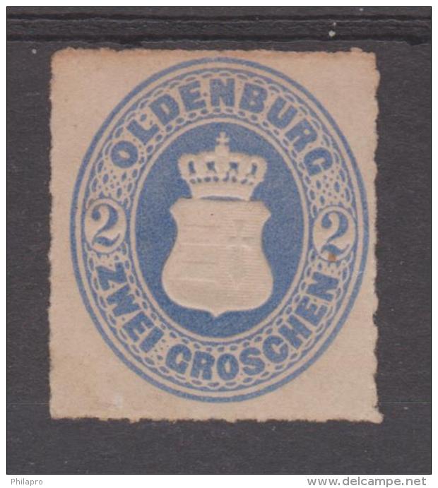 ALLEMAGNE. OLDENBOURG .GRAND DUCHE     YVERT N°18  No Gum  Réf  G 157 - Oldenburg