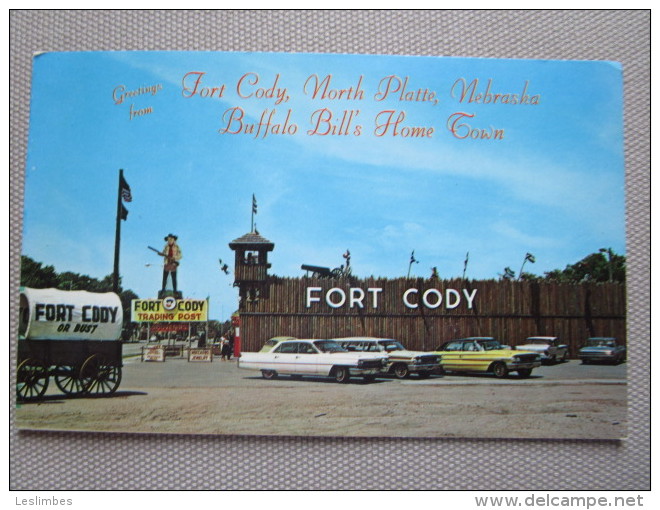 Greetings From Fort Cody, North Platte, Nebraska. Buffalo Bill's Home Town. - North Platte