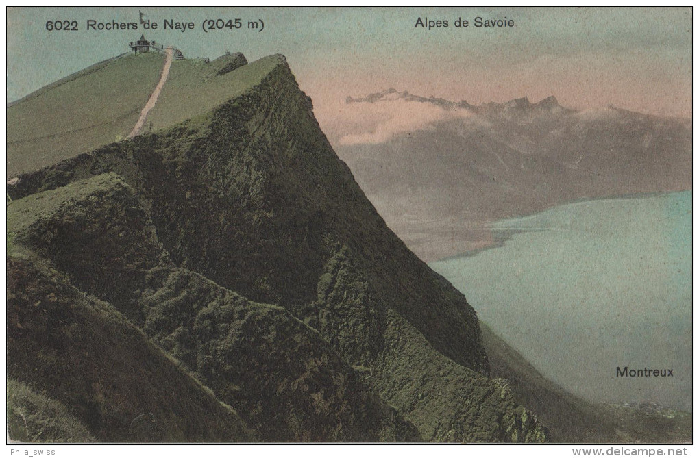 Rochers De Naye (2045 M) - Alpes De Savoie - Montreux - Louis Burgy No. 6022 - Montreux