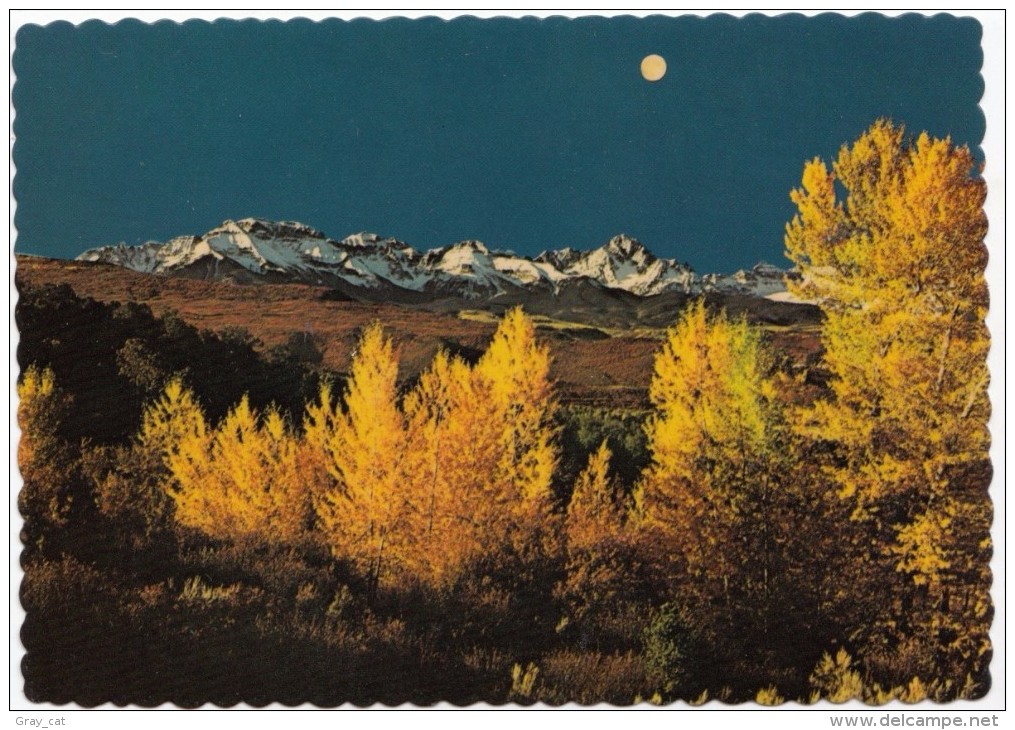 Moonset High In The Rocky Mountains, Colorado, Unused Postcard [18872] - Rocky Mountains