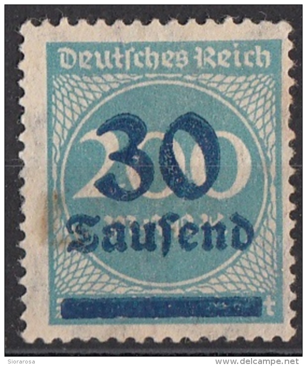 249 Germania 1923 Reich Overprint Surcharged Germany Nuovo - Ungebraucht