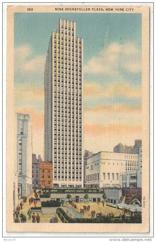 The New 36-story Building To Be Known As Nine Rockefeller Plaza, New York City - 1939 - Autres Monuments, édifices