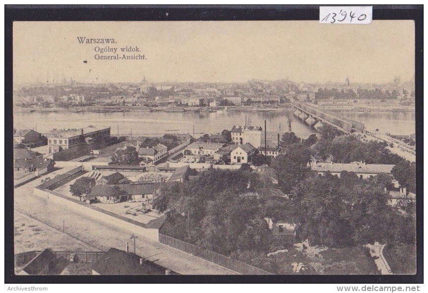 Warszawa - Vue D'ensemble Du Quartier Du Pont De Fer - Ogolny Widok (13´940) - Pologne