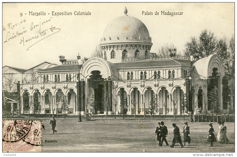 CPA - MARSEILLE - EXPOSITION COLONIALE - PALAIS DE MADAGASCAR - Mostre Coloniali 1906 – 1922