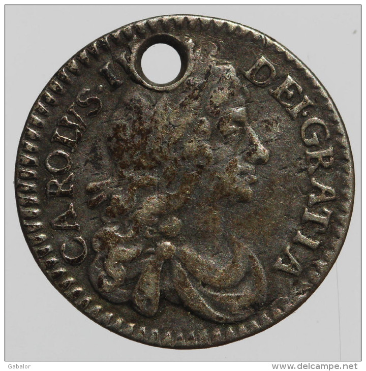 Grande-Bretagne - 2 Pence - Charles II - 1673 - D. 2 Pence