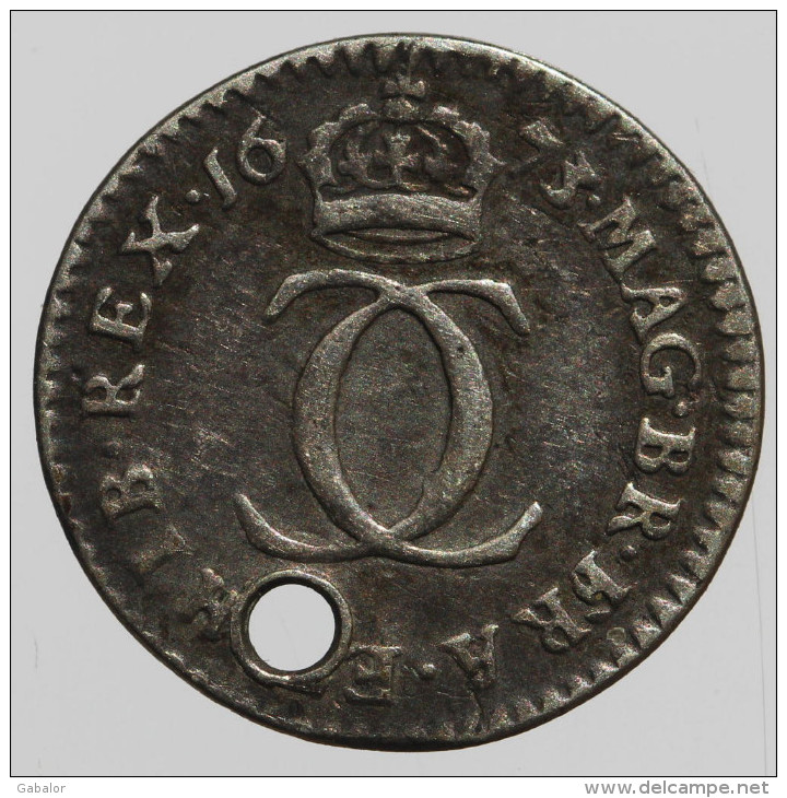 Grande-Bretagne - 2 Pence - Charles II - 1673 - D. 2 Pence