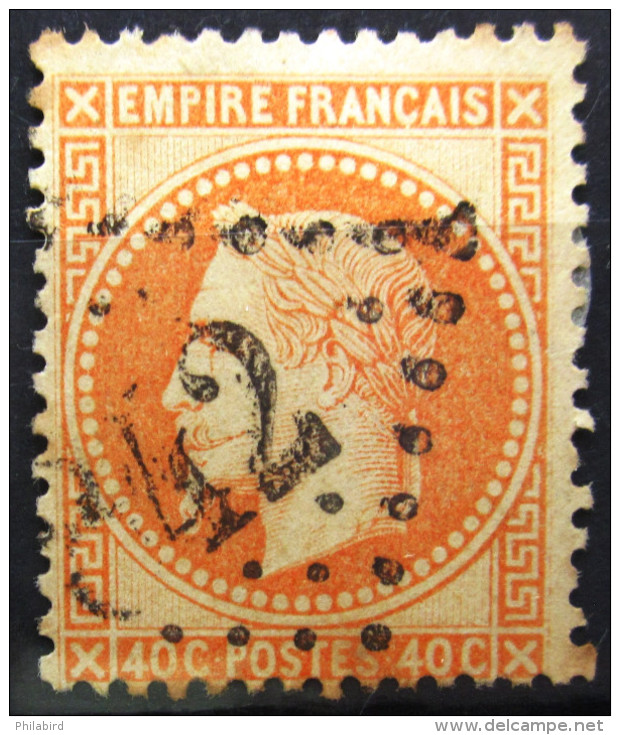 FRANCE            N° 31             OBLITERE - 1863-1870 Napoleon III Gelauwerd