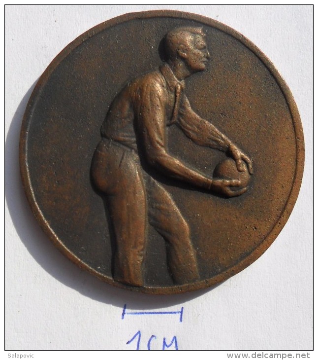 MEDAL BOWLING, RACSKA - BUDAPEST, 1943 ZOMBOR SOMBOR    PLIM - Bowling