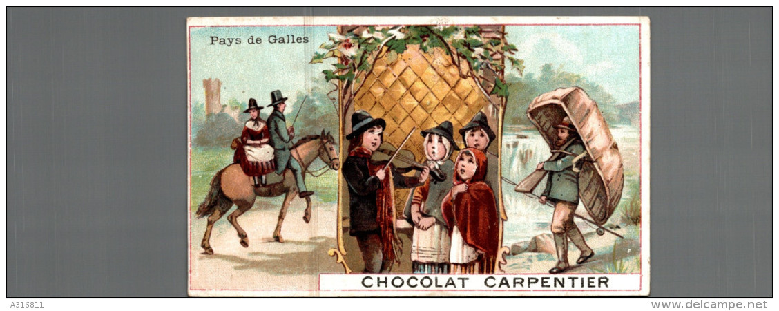 CROMO CHOCOLAT CARPENTIER PAYS DE GALLES - Autres & Non Classés