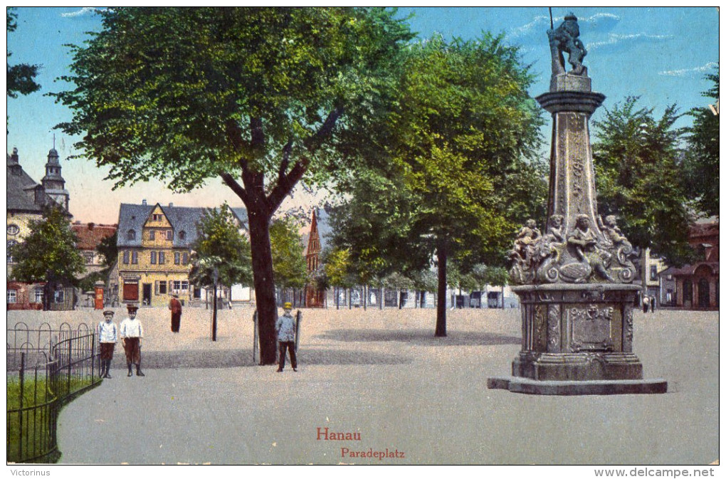 HANAU  -  PARADEPLATZ  -  Septembre 1916 - Hanau