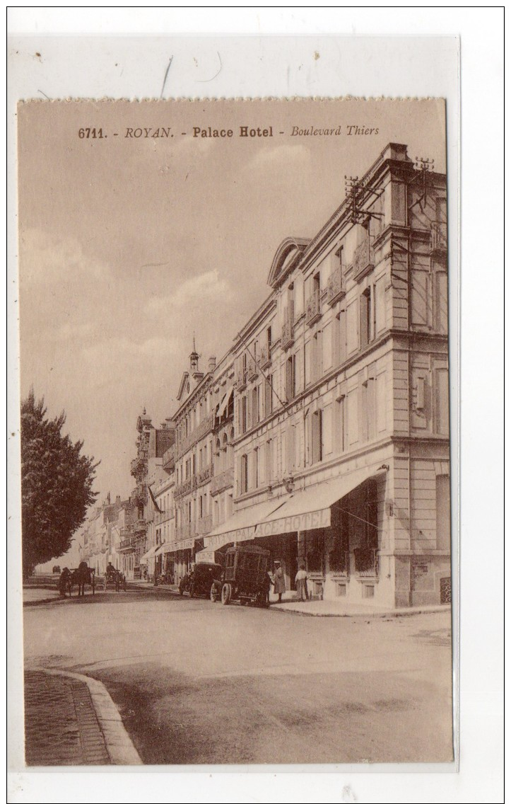 ROYAN  Palace Hotel  Boulevard  Thiers - Royan