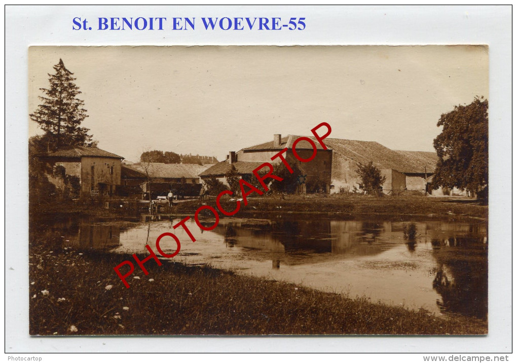 SAINT BENOIT EN WOEVRE-CARTE PHOTO Allemande-Guerre 14-18-1 WK-FRANCE-55- - Autres & Non Classés