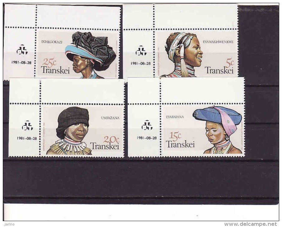 Transkei 1981, Mint,   TRADITIONAL HEADRESS - Transkei