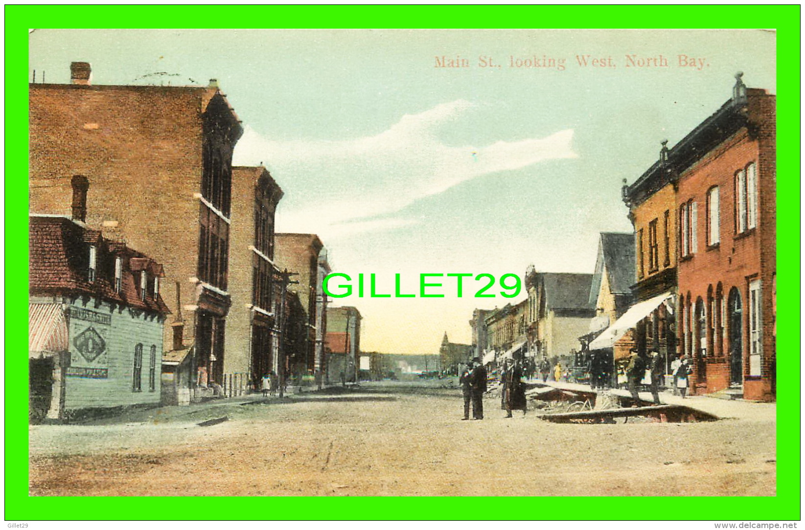 NORTH BAY, ONTARIO - MAIN STREET, LOOKING WEST - ANIMATED - TRAVEL - - North Bay