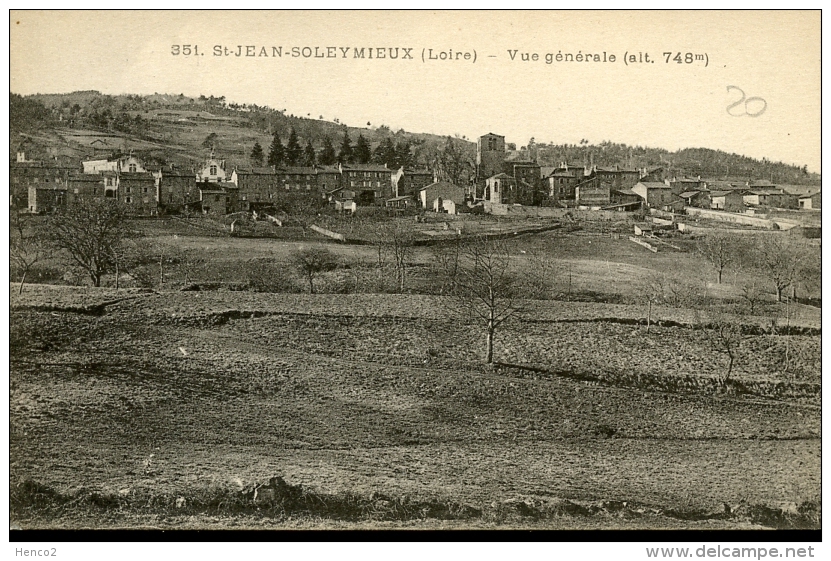 351 St-Jean-Soleymieux - Vue Générale (alt. 748 M) - Saint Jean Soleymieux