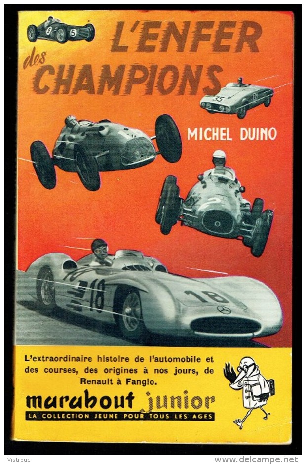 " L'ENFER DES CHAMPIONS ", Par Michel DUINO -  MJ  N° 36 - Récit - Automobile. - Marabout Junior