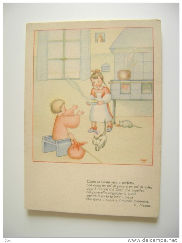 BAMBINI  ENFANT  ENFANTS  CHILD   FIRMATA  SIGNED  ILLUSTRATA  NON  VIAGGIATA COME DA FOTO  FORMATO GRANDE - Altri & Non Classificati