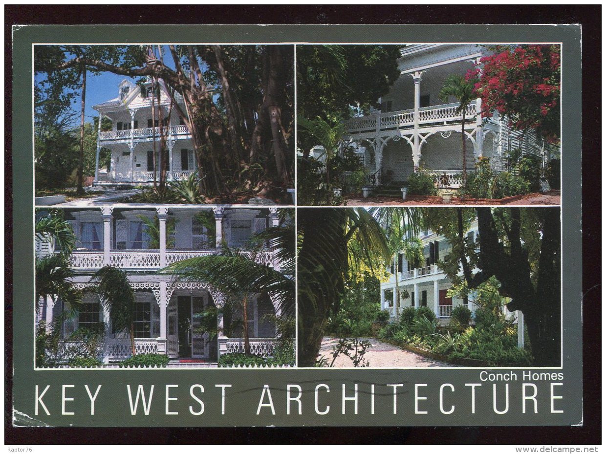 CPM Etats Unis KEY WEST Architecture Multi Vues - Key West & The Keys