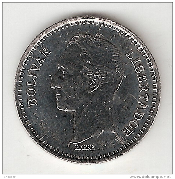 *Venezuela 25 Centimos 1989  Km 50a   Unc - Venezuela